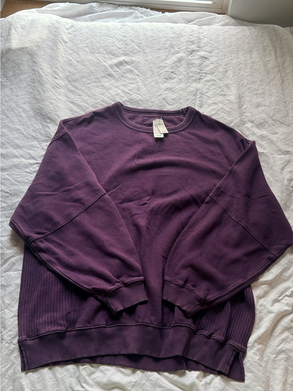 aerie Crewneck Sweater - Deep Purple